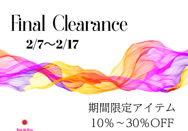 ”期間限定SALE”開催♪